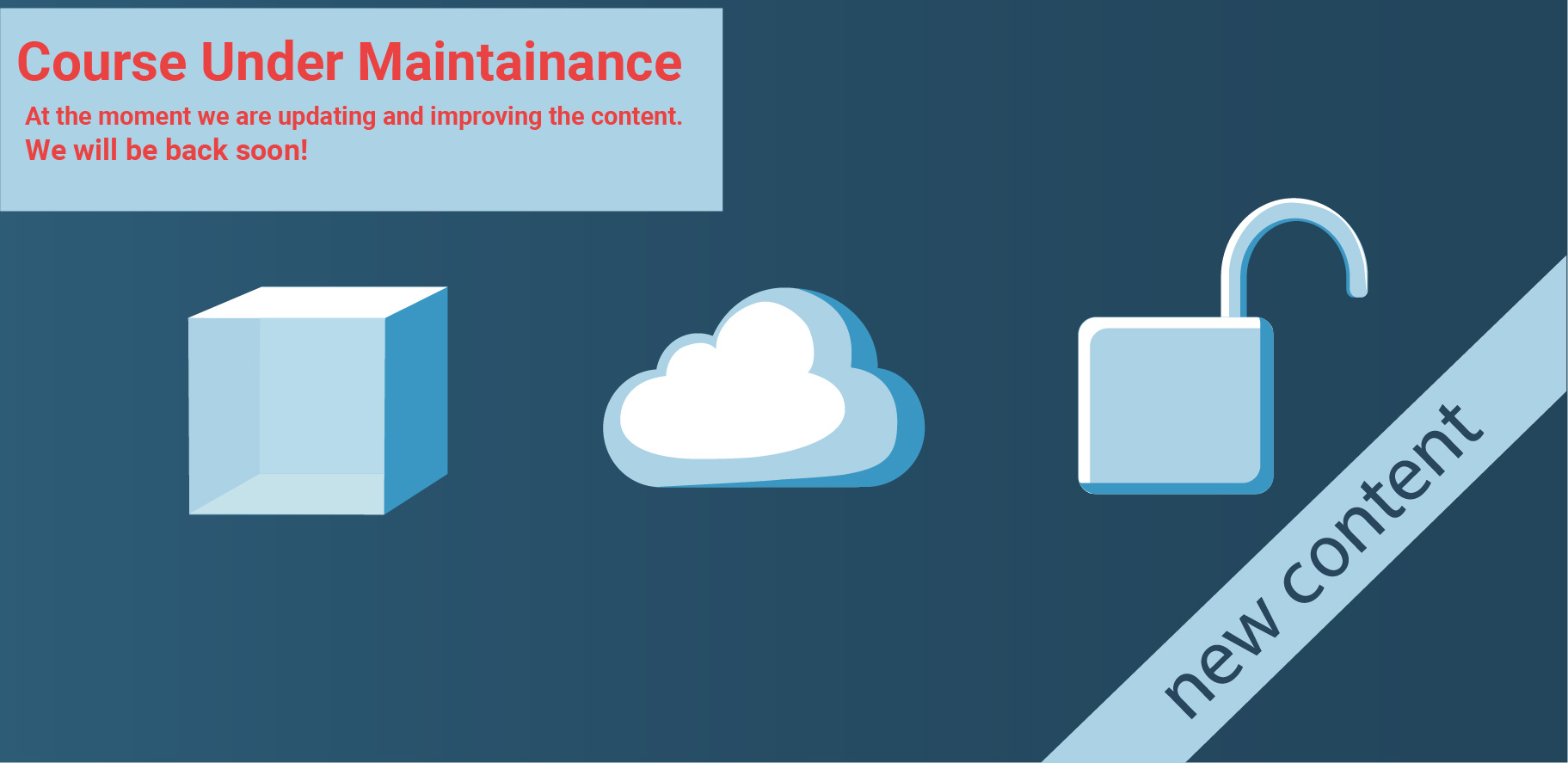 Cubes & Clouds under Maintainance